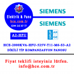 HCE-2000KVA-HFU-525V-T11-M6-S3-A2 Dikili tip modüler pano