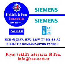 HCE-600KVA-HFU-525V-T7-M6-S3-A2 Dikili tip modüler pano