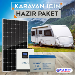 Karavan İçin 500 Watt Solar Paket – Mppt Özellikli – Akıllı İnverter