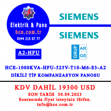 HCE-1000KVA-HFU-525V-T10-M6-S3-A2 Dikili tip modüler pano