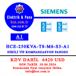 HCE-250KVA-T8-M6-S3-A1-Dikili tip modüler pano