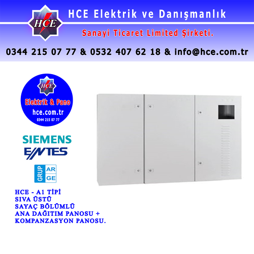 HCEP-A1-35-50KW Sıva Üstü Ana Dağıtım ve Kompanzasyon panosu.